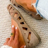 Braided summer sandals
