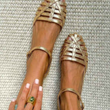 Flat Mesh Sandals