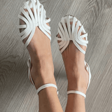 Gold Sandals with Jewelry
