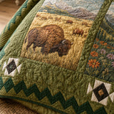 Rocky Mountain Wilderness Quilted 3-Piece Bedding Set
