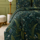 H.PAI Enchanted Forest Mushroom Quilted 3-Piece Bedding Set