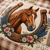 H.PAI Western Horse Quilted 3-Piece Bedding Set
