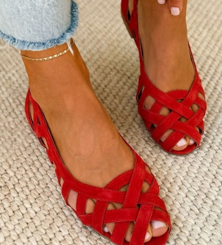 Braided summer sandals