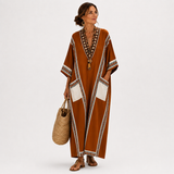 Ethnic Terracotta Caftan