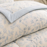 Botanical Floral 100% Cotton 4-Piece Summer Bedding Set