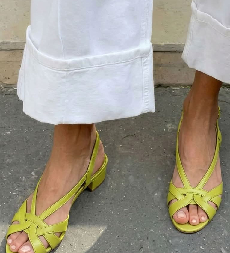 Nude Leather Sandals