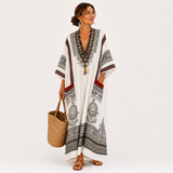 Ethnic White Caftan