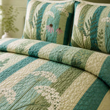 H.PAI Wildflower Meadow Quilted 3-Piece Bedding Set