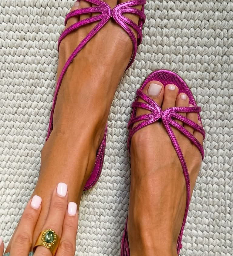 Summer Elegance Gold Sandals