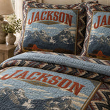 Jackson Wyoming Wilderness Quilted 3-Piece Bedding Set