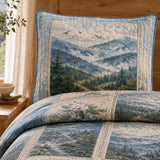 Blue Ridge Mountain Quilted 3-Piece Bedding Set