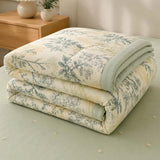 Botanical Floral 100% Cotton 4-Piece Summer Bedding Set