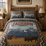 Jackson Wyoming Wilderness Quilted 3-Piece Bedding Set