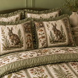 Woodland Rabbit Quilted 3-Piece Bedding Set