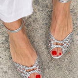 Gold Braided Sandals