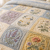 Wildflower Quilted 3-Piece Bedding Set