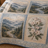 Blue Ridge Mountain Quilted 3-Piece Bedding Set