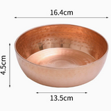 Hand Hammered Serving Copper Bowl
