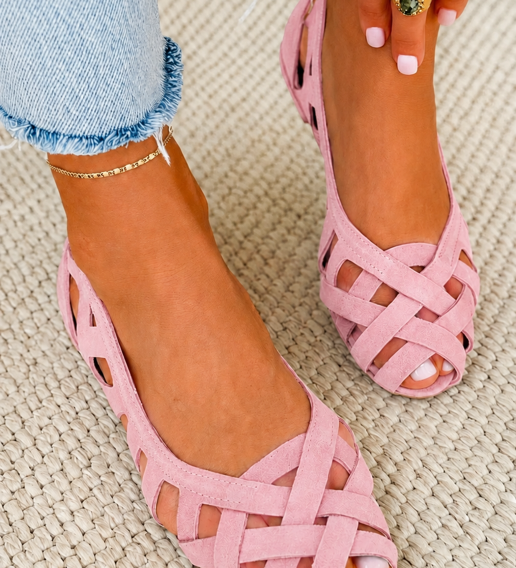 Braided summer sandals