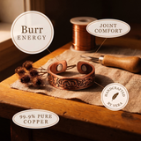 Burr Copper Ring