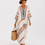 Ethnic White Caftan