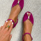 Elegant Sandals in Sage Color