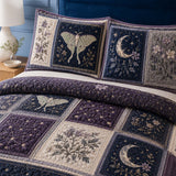 Luna Moth Quilted 3-Piece Bedding Set