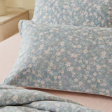 Botanical Floral 100% Cotton 4-Piece Summer Bedding Set