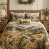 Yellowstone Wilderness Quilted 3-Piece Bedding Set