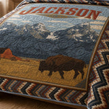 Jackson Wyoming Wilderness Quilted 3-Piece Bedding Set