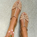 Retro T-Strap Sandals