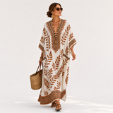 Botanical Cream Kaftan
