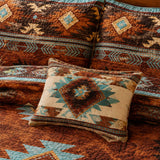 H.PAI Southwestern Aztec Quilted 3-Piece Bedding Set