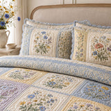 Wildflower Quilted 3-Piece Bedding Set
