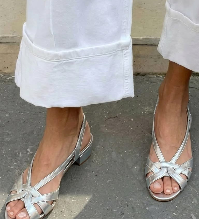 Nude Leather Sandals