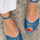 Gold Braided Sandals