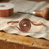 Coil Copper Anklet
