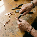Coil Copper Anklet