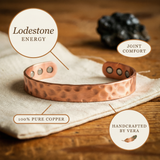 Lodestone Copper Bracelet