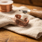 BURR COPPER RING