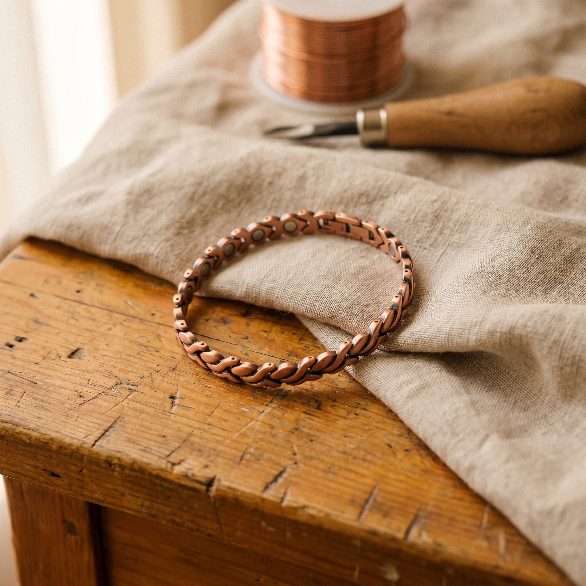DUNE COPPER ANKLET