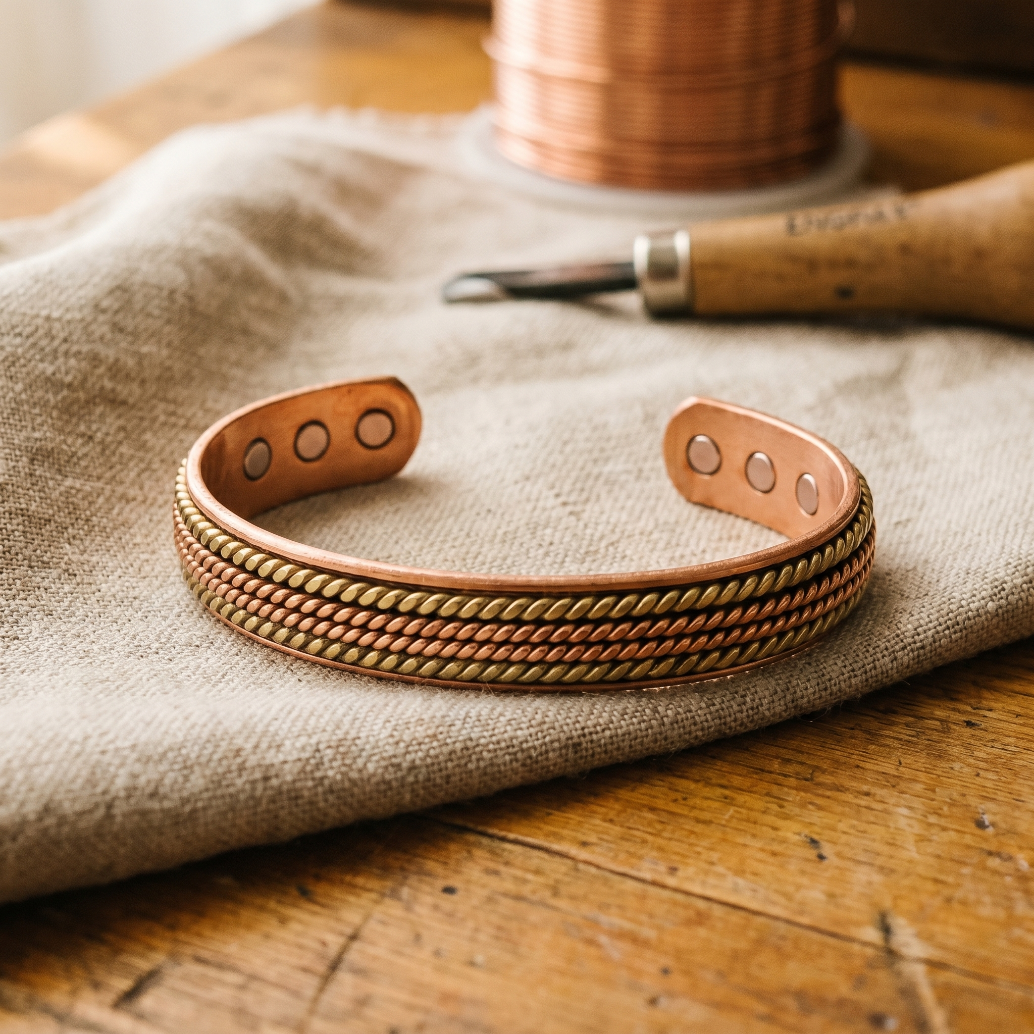 VERA’S FORGE COPPER BRACELET