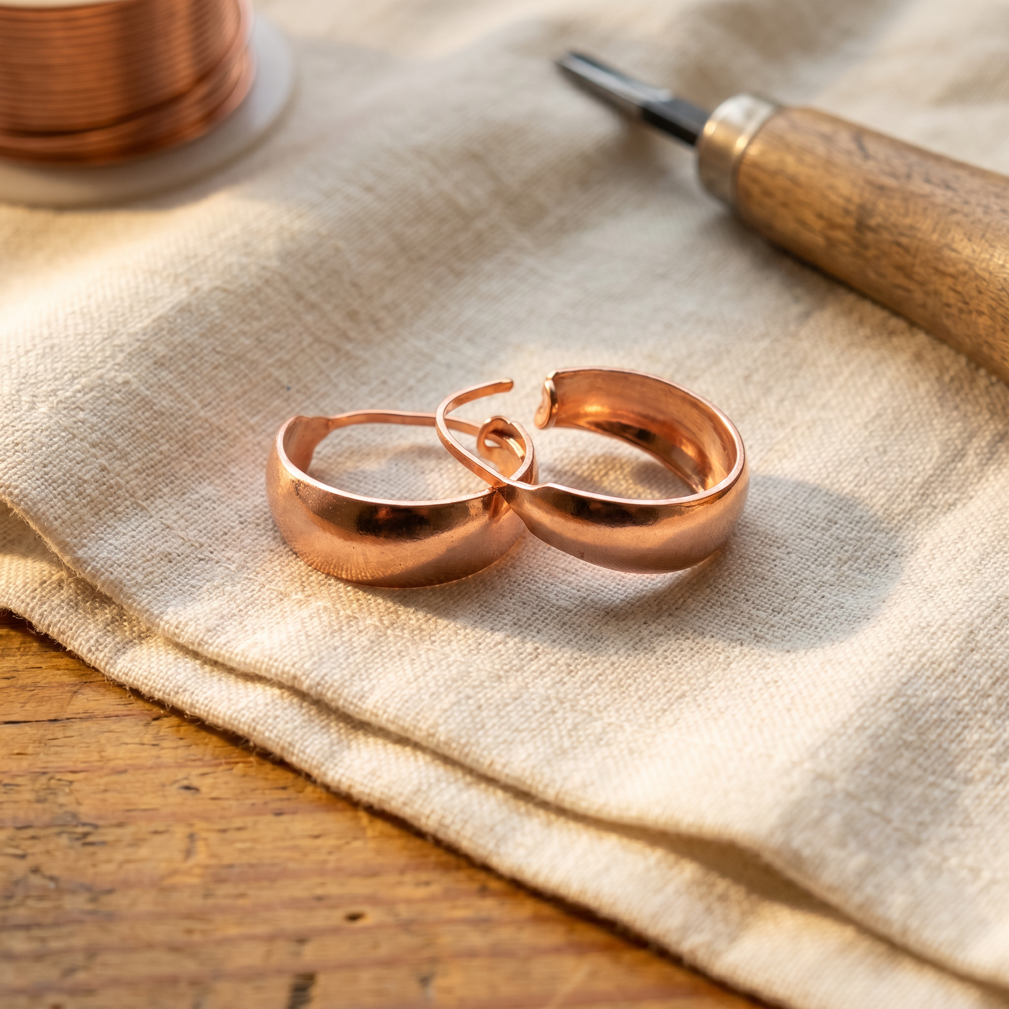 DELL COPPER EARRINGS