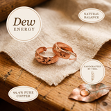 Dew Copper Earrings