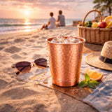 PURE COPPER HAMMERED CUP 11.8OZ