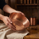 Hand Hammered Serving Copper Bowl