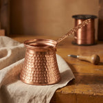 HAND-HAMMERED COPPER COFFEE MAKER